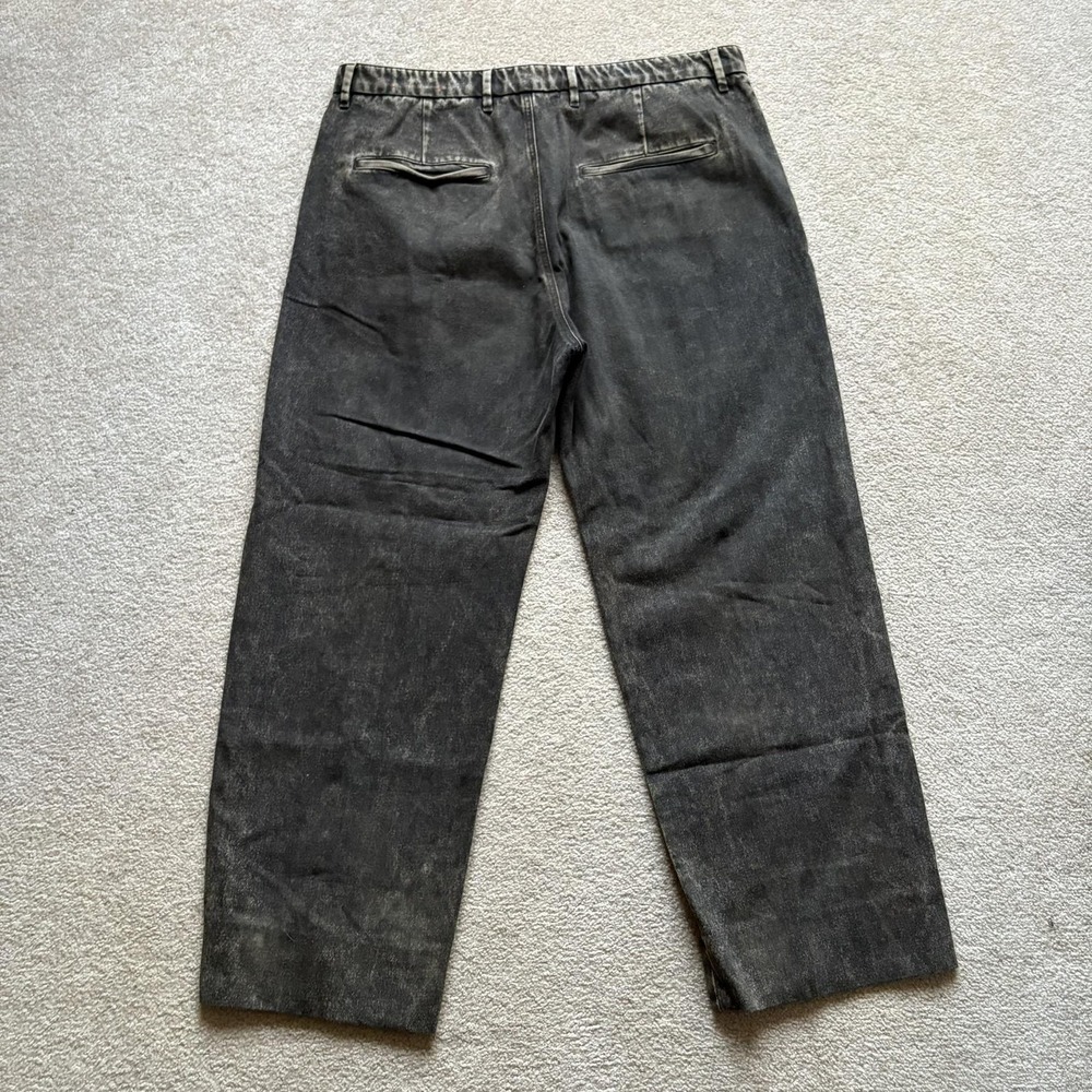 Diesel‎ Pants Measure Mens 38x30 Black D-Chino-Work Cotton Straight Leg Workwear - Picture 2 of 13
